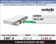 SEMBELLA - SAMBA MATERAC 160X200 H3
